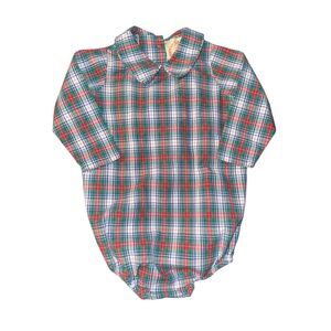 NWT The Beaufort Bonnet Peter Pan Collar Long-Sleeve Shirt in Tillingham Tartan